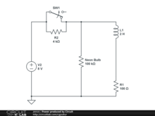 Power produced by Circuit