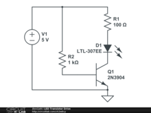 LED Transistor Drive