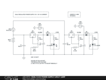DUAL 5/12V POWER SUPPLY LM317 1AMP