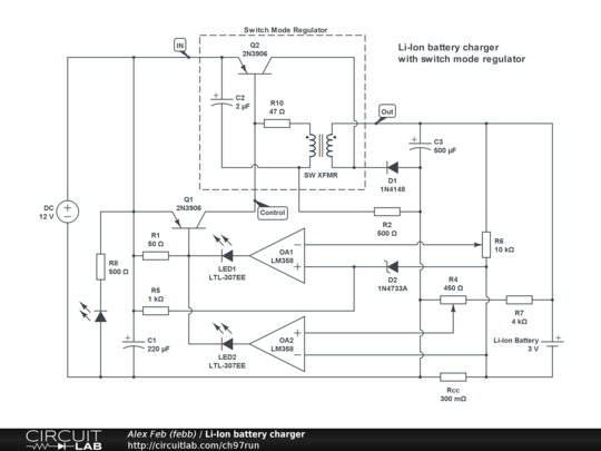 Li Ion Battery Charger Circuit Design