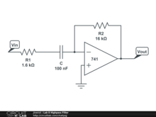 Lab 8 Highpass Filter