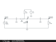 Totaal circuit - Spanningsgestuurde spanningsdeler