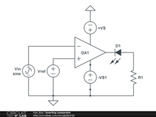 Inverting comparator