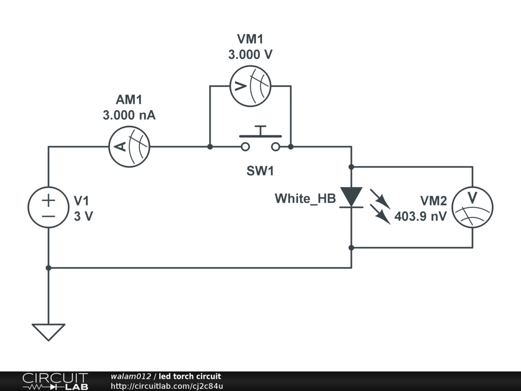 Led Torch Circuit Diagram