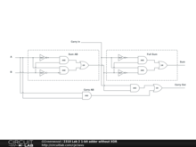 2310 Lab 2 1-bit adder without XOR