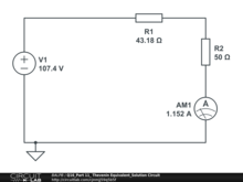 Q16_Part 11_ Thevenin Equivalent_Solution Circuit