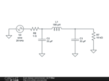 LC T filter