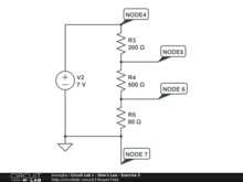 Circuit Lab 1 - Ohm's Law - Exercise 3