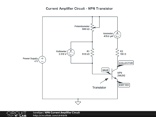 NPN Current Amplifier Circuit