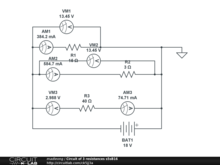 Circuit of 3 resistances s5sB16