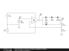 Op-Amp 741 Negative Feedback
