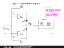 Digital Output driver Bipolar