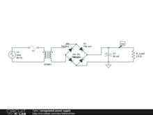 unregulated power supply