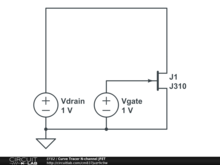 Curve Tracer N-channel JFET