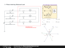 3 - Phase metering:  Balanced  Load