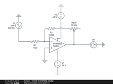 circuit 2 inverting opamp