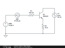 Prac 2 - Part 1 Circuit