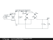 Bridge Rectifier and Capacitor ($W4G)