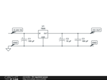 5V regulated power