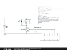 Arduino PWM Controlled medium load