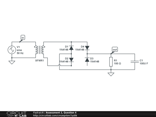 Assessment 2, Question 4 - CircuitLab