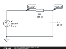 Vjezba 3: Prijelazne pojave - RC spoj