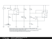 Latched Laser Trip Timer 555