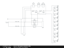 PLC power controll & LEDs