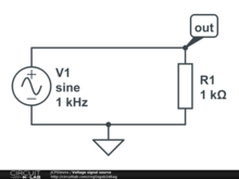 Voltage signal source