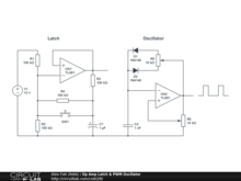 Op Amp Latch & PWM Oscillator
