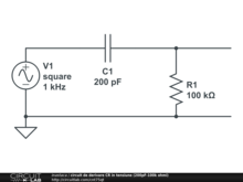 circuit de derivare CR in tensiune (200pF-100k ohmi)