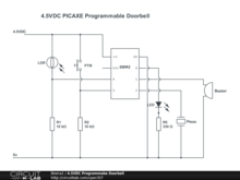 4.5VDC Programmabe Doorbell