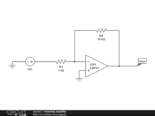 Inverting amplifier