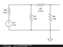 4-resistor Thevenin problem