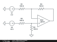 Diferenciador de Voltajes