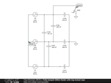 Fully lumped 100km feeder with neg mutual caps