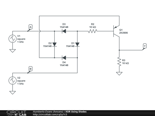 Circuit Diagram Of And Gate Using Diodes ~ DIAGRAM