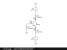 Electronics Pre Lab 4 Circuit