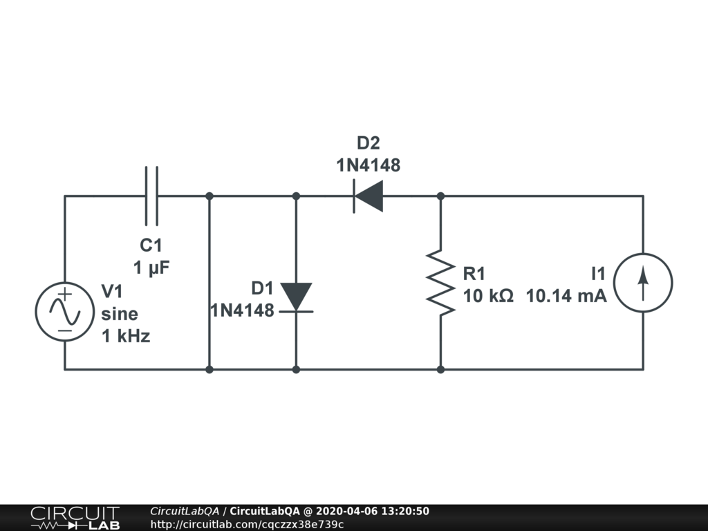 small signal diodes and finding the current Electronics Q&A CircuitLab