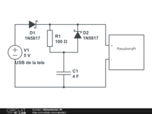 Alimentación rPI