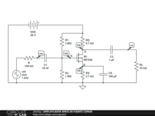 AMPLIFICADOR NMOS EN FUENTE COMUN