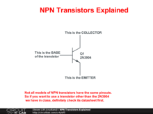 NPN Transistors Explained