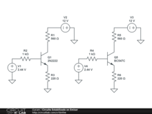 Circuito Estabilizado en Emisor