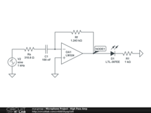 Microphone Project - High Pass Amp
