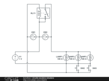 circuito escalera minutero