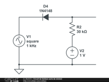 Circuit de limitare serie de minim2