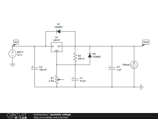 ajustable voltage - CircuitLab