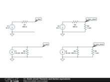 Kevin circuit Thevenin and Norton equivalents