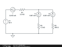 Circuit Lab 1(c)