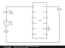 short-time USB charger